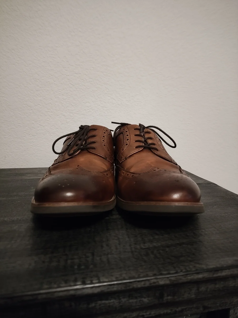 Florsheim Classic Brown Leather Wingtip Oxford Shoes - Men's Dress Lace-Ups